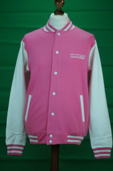 College Jacket Horse Bubblegum/White